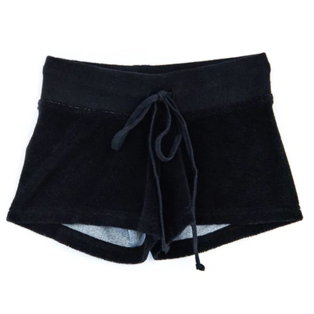 Black Hard Tail Shorts